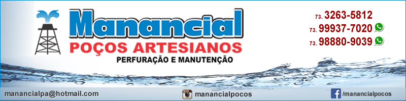 Manancial Poços Artesianos Perfuração e Manutenção 