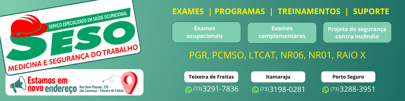 SESO Serviço Especializado em Saúde Ocupacional 