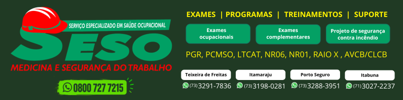 SESO Serviço Especializado em Saúde Ocupacional 