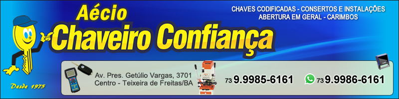 Aécio Chaveiro Confiança 