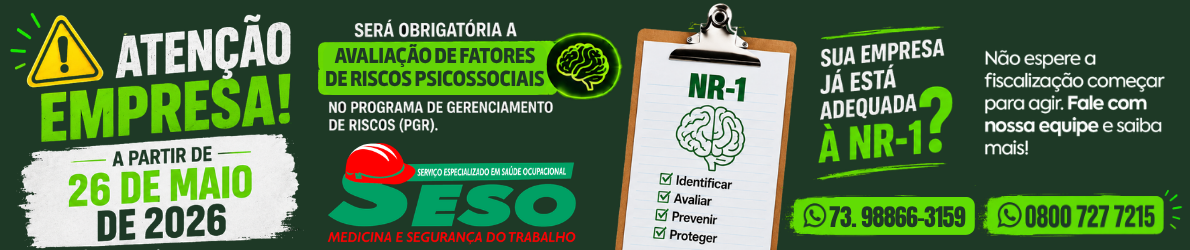 SESO Serviço Especializado em Saúde Ocupacional 